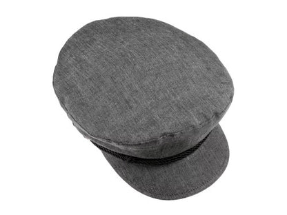 STETSON Mütze  Elbsegler grau Leinen fisherman Sommer Gr.61/XL Schirmmütze