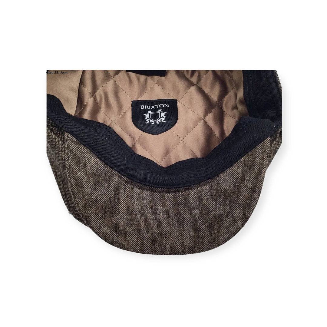 BRIXTON Mütze BROOD BAGGY SNAP CAP Tweed braun