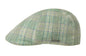 STETSON Mütze DUCK CAP Leinen TEXAS grün kariert Gr.S