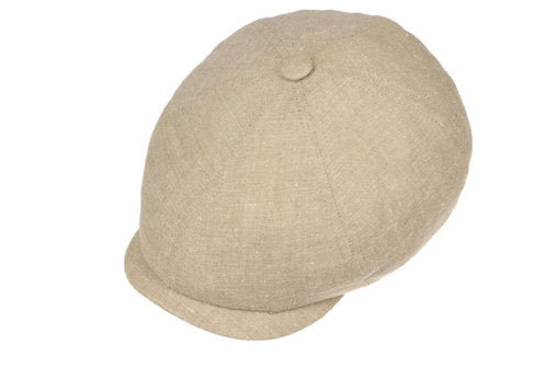 STETSON Mütze Hatteras Leinen/Seide beige Gr.59/L  Sommer
