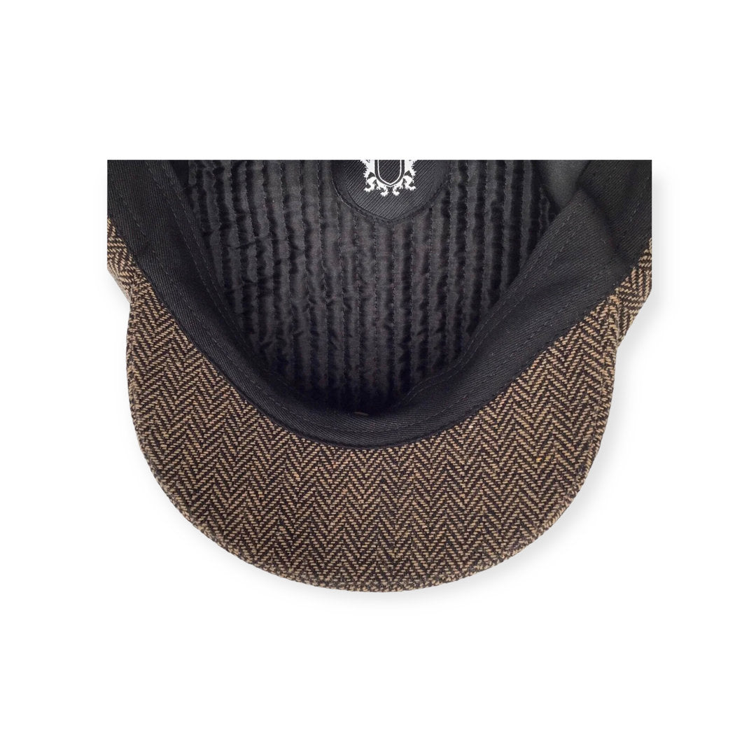 BRIXTON Mütze BROOD SNAP CAP braun herringbone