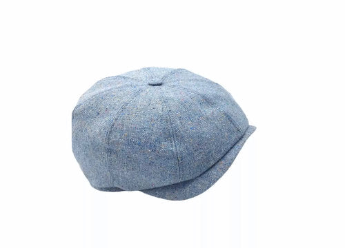 GÖTTMANN Mütze PRINCETON mit Seide 8tlg.blau UPF50+ Sommer Bakerboy