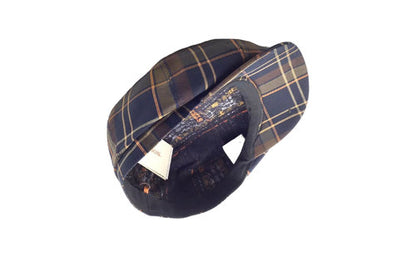 STETSON Mütze Hatteras braun kariert Sommer Bakerboy/Newsboy