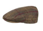 STETSON Mütze WAXXED Gr.61+62 Baumwolle kariert oliv/grün  UPF40+
