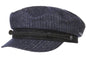 STETSON Mütze Elbsegler RIDERS-CAP blau/grau fisherman Winter Gr.S Schirmmütze
