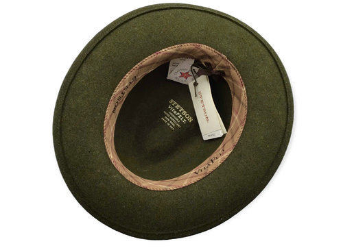 STETSON  Jagdhut grün Filzhut Traveller Outdoorhut MADE IN USA Gr.S